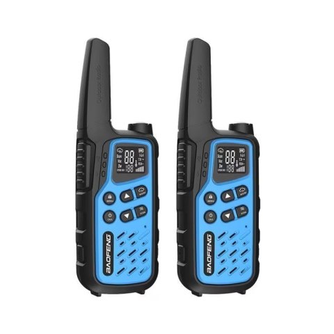 Krótkofalówka Baofeng BF-T25E niebieska, 2 sztuki