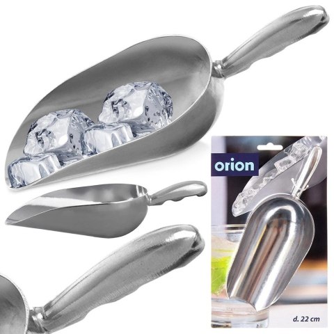 Łopatka do Nabierania Aluminiowa 22 x 8 cm 200 ml Gładka Powierzchnia ORION