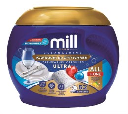 MILL Kapsułki do zmywarek CLEAN&SHINE Ultra 52 szt. 3K.S
