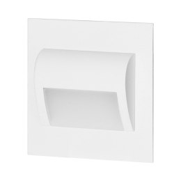 DRACO LED NEW 1,5W, oprawa schodowa podtynkowa, 12VDC, 30lm, 4000K, biała, innowacyjny sposób montażu