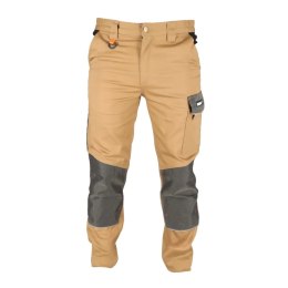 Spodnie ochronne xl/56, bawełna+elastan, 270g/m2