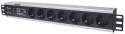 INTELLINET Listwa zasilająca 19" 1.5U, 7x Schuko, kabel 3 m Schuko 714006