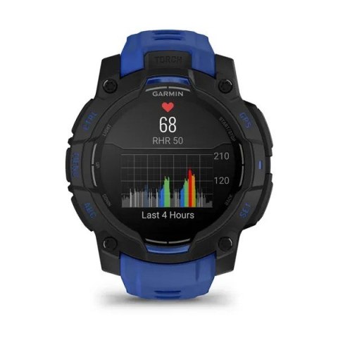 Garmin Instinct 3 3,05 cm (1.2") AMOLED 45 mm Cyfrowy 390 x 390 px Czarny GPS
