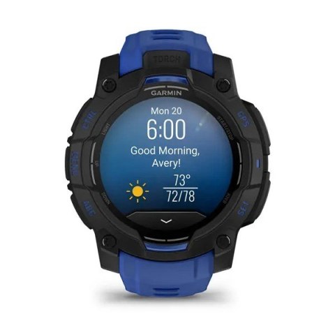 Garmin Instinct 3 3,05 cm (1.2") AMOLED 45 mm Cyfrowy 390 x 390 px Czarny GPS