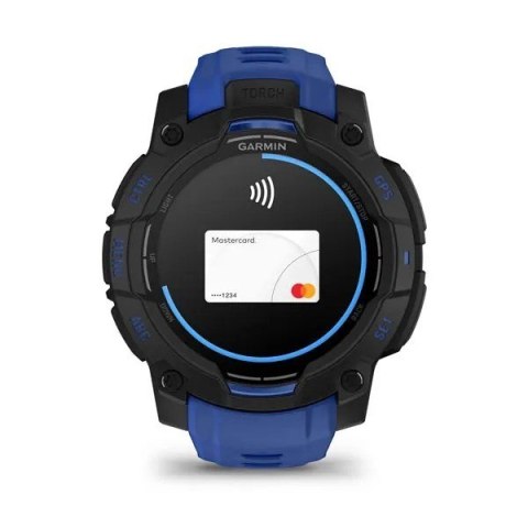 Garmin Instinct 3 3,05 cm (1.2") AMOLED 45 mm Cyfrowy 390 x 390 px Czarny GPS