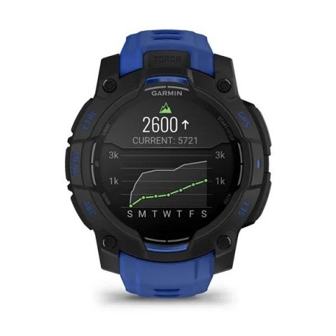 Garmin Instinct 3 3,05 cm (1.2") AMOLED 45 mm Cyfrowy 390 x 390 px Czarny GPS