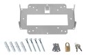 LANCOM Wall Mount + Lock (LN, Bulk 10) Metaliczny