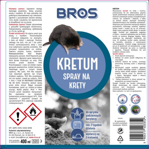 BROS - Kretum 400ml - Spray Na Krety