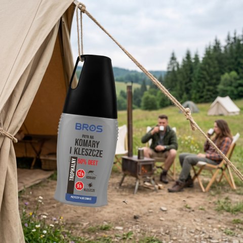 BROS - Płyn Na Komary i Kleszcze 50% DEET 50ml Turystyczny