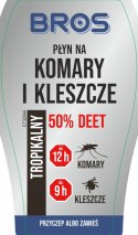 BROS - Płyn Na Komary i Kleszcze 50% DEET 50ml Turystyczny