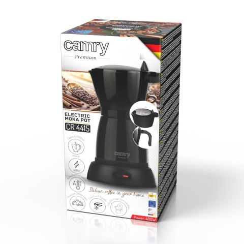 Kawiarka Elektryczna Moka CAMRY CR 4415 Black