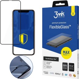 Szkło Hybrydowe Apple iPhone 11 Pro Max - 3mk FlexibleGlass Max Black