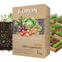 BOPON - Warzywa i uprawy na podwyższonych grządkach nawóz 100% organiczny Fertilan L 1kg