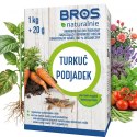 BROS NATURALNIE - mikrobiologiczny preparat zwiększający odporność roślin i uniwersalny nawóz 100% organiczny 1kg + 20g (turkuć 