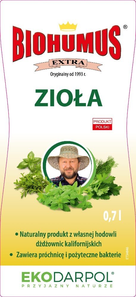 EKODARPOL BIOHUMUS EXTRA Zioła 0,7L