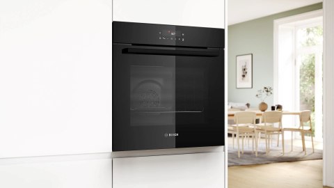 Piekarnik elektryczny Bosch HBG571EB4 Serie 2 71 l | piroliza | AirFry | termoobieg 3D | czarny