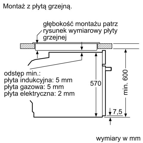 Piekarnik elektryczny Bosch HBG571EB4 Serie 2 71 l | piroliza | AirFry | termoobieg 3D | czarny
