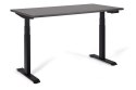 Biurko/Stolik z regulowaną wysokością UNIQUE ACTIVE I 14-C103W-B-140-YZ-13 czarny stelaż blat antracyt, 140X70 cm