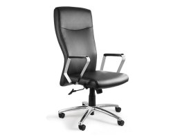 Fotel biurowy Adella C239 skóra naturalna HL-4 czarna