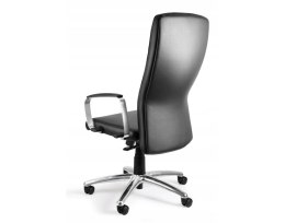 Fotel biurowy Adella C239 skóra naturalna HL-4 czarna
