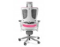 Fotel biurowy Wau 2 BL401 tkanina magenta/biały