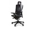 Fotel biurowy Wau 2 BL401 tkanina magenta/czarny