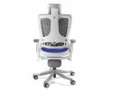 Fotel biurowy Wau 2 BL415 tkanina royalblue/biały