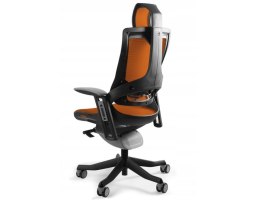 Fotel biurowy Wau 2 NW45 siatka mandarin/czarny