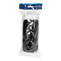 Gniazdo potrójne ToDo 2P+Z Schuko IP20, 16A, 230V AC, czarny