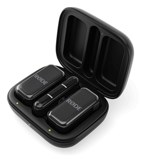 RODE Wireless Micro - 2-kanałowy cyfrowy system bezprzewodowy (USB-C, Czarny)