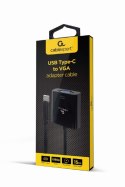 Cablexpert Cablexpert | Kabel przejściowy z USB typu C na VGA | A-CM-VGAF-01 | Czarny | USB typu C | VGA | 0,15 m