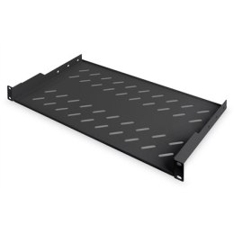 Digitus Digitus | Półka stała do szaf rack | DN-19 TRAY-1-SW | Czarny | Półki do montażu stałego można łatwo zainstalować na dwóch przed