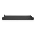 Digitus Digitus | Półka stała do szaf rack | DN-19 TRAY-1-SW | Czarny | Półki do montażu stałego można łatwo zainstalować na dwóch przed