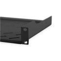 Digitus Digitus | Półka stała do szaf rack | DN-19 TRAY-1-SW | Czarny | Półki do montażu stałego można łatwo zainstalować na dwóch przed