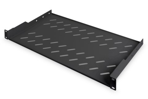Digitus Digitus | Półka stała do szaf rack | DN-19 TRAY-1-SW | Czarny | Półki do montażu stałego można łatwo zainstalować na dwóch przed