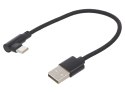 Gembird Gembird | Kabel USB-C | Męski | 4-pinowy USB Typ A | Męski | 24-pinowy USB-C | Czarny | 20 cm