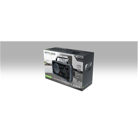 Muse Muse | M-06DS | AUX in | Grey | 2-zakresowe radio przenośne