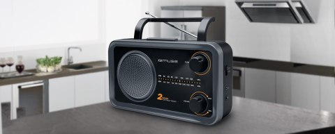 Muse Muse | M-06DS | AUX in | Grey | 2-zakresowe radio przenośne