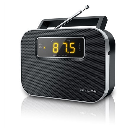 Muse Muse | M-081R | Funkcja alarmu | 2-pasmowy przenośny radiotelefon PLL | Czarny
