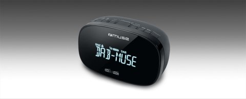 Muse Muse | M-150 CDB | Funkcja alarmu | Wejście AUX | Czarny | Radio z podwójnym budzikiem DAB+/FM