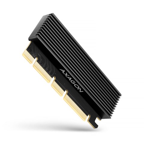 AXAGON AXAGON PCI-Express x16 adapter with cooler for connecting an NVMe M.2 SSD drive to a computer | PCEM2-XS