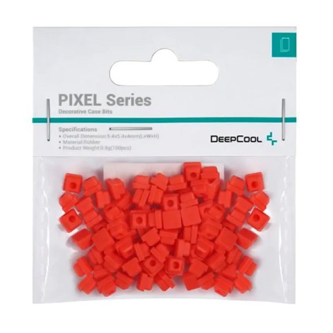 Deepcool Ozdobne końcówki do etui | PIXEL | Czerwone