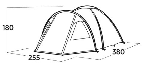 Easy Camp Easy Camp Kinn 4 Dome Tent for 4 persons, Green | Easy Camp