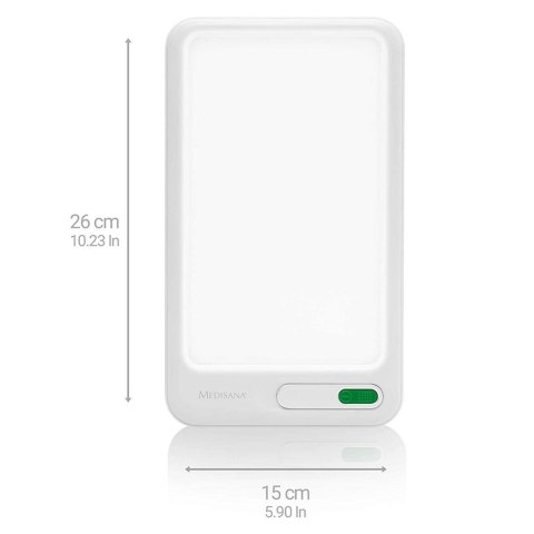 Lampa światła dziennego Medisana LT 460 technologia LED | do 10 tys luksów | powierzchnia 20x12 cm