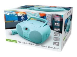 Muse Muse | Przenośny odtwarzacz CD z funkcją Sing-A-Long Radio | MD-203 KB | Wejście AUX | Odtwarzacz CD | Radio FM