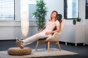 Nakładka masująca akupresura Medisana MC 825 beżowa masaż Shiatsu | 3 poziomy intensywności | funkcja czerwonego swiatła | 425 x
