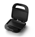 Philips Opiekacz do kanapek Philips | HD2330/90 | 750 W | Liczba płyt 1 | Czarny