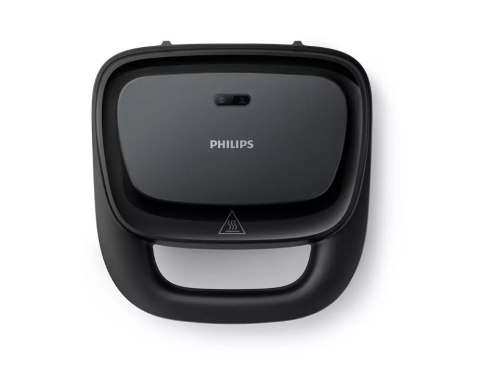 Philips Opiekacz do kanapek Philips | HD2330/90 | 750 W | Liczba płyt 1 | Czarny