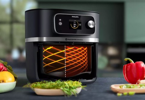 Philips Philips | Airfryer Combi | HD9880/90 7000 XXL Connected | Moc 2200 W | Pojemność 8,3 L | Czarny