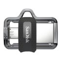 Pendrive SanDisk ULTRA SDDD3-128G-G46 (128GB; microUSB, USB 3.0; kolor szary)
